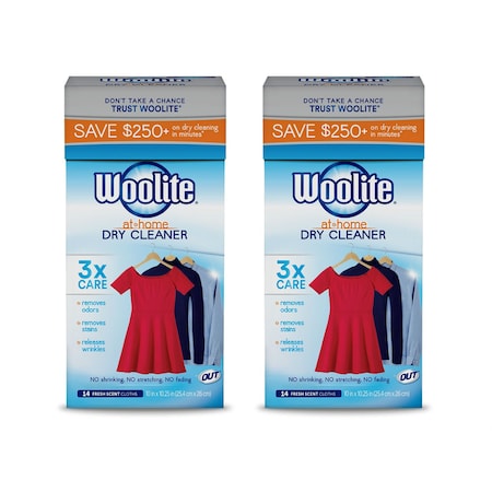 Woolite Woolite At-Home Dry Cleaner, Fresh Scent, 28 Cloths BND01869